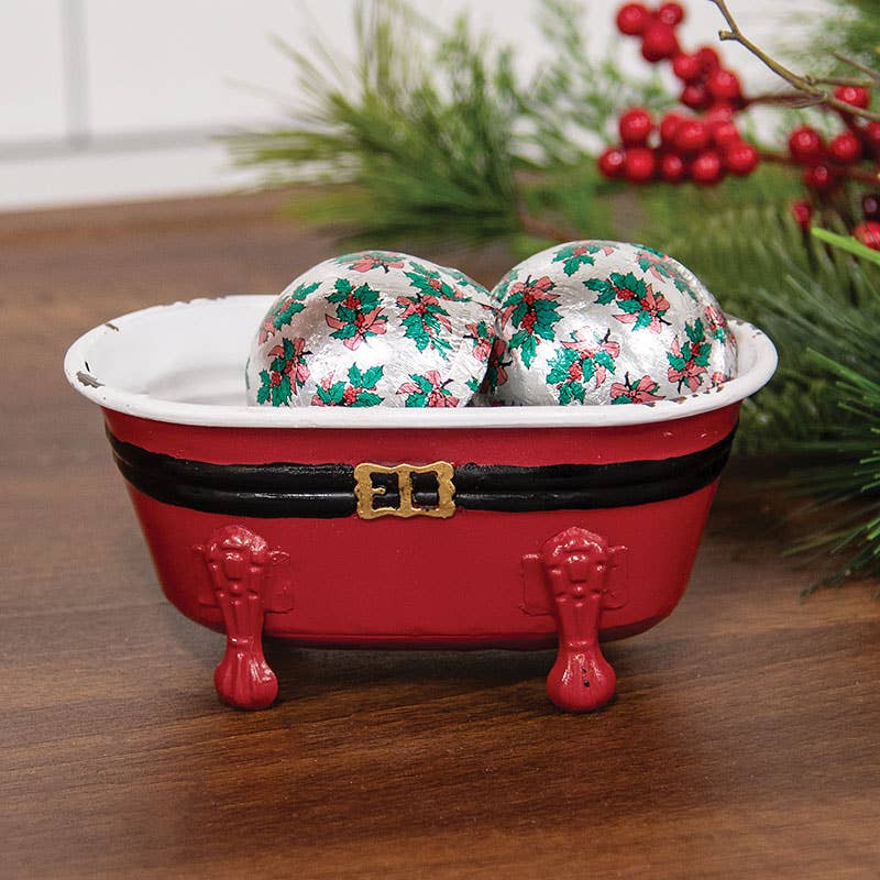 Iron Santa Bathrub Soap Dish