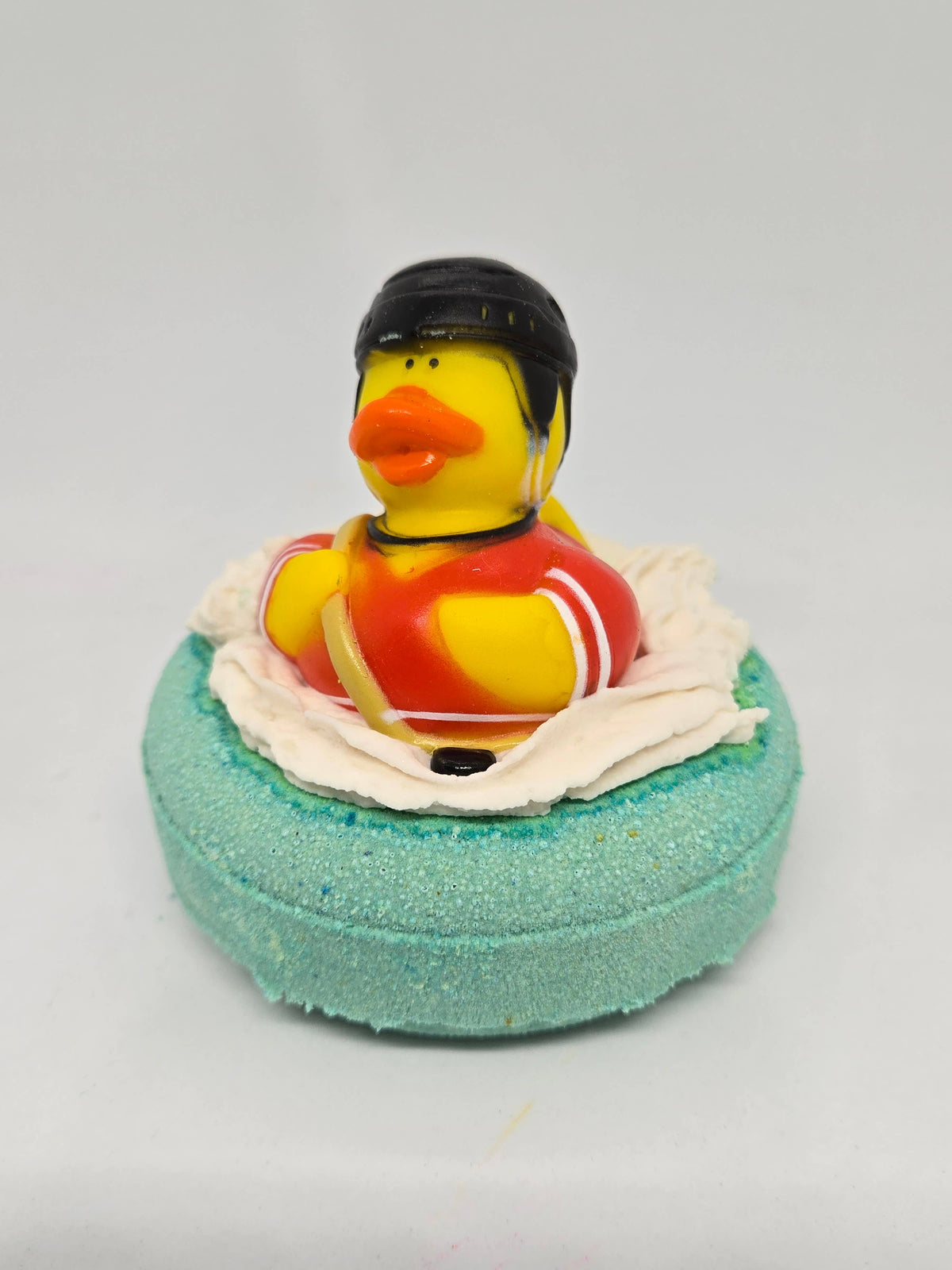 Inner Tube Float, Bubble Frosting Bath Bombs: Raspberry Boom