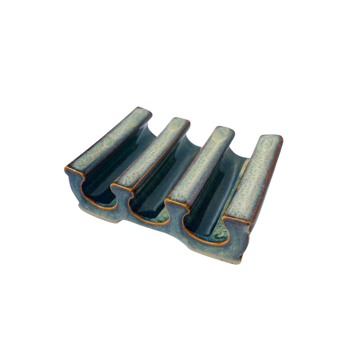 Soap Saver - Soap Dish - Stoneware Pottery: Amber