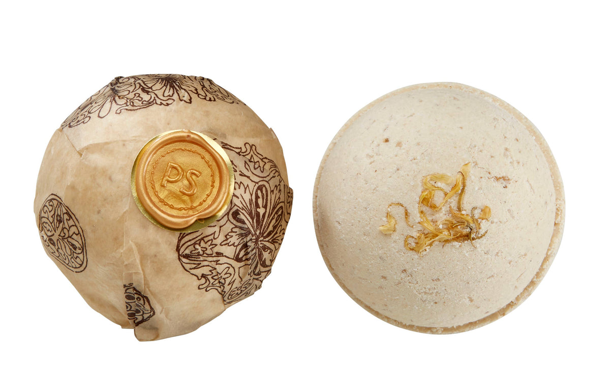 Bath Bombs - Lemongrass Calendula Bath Bomb-Potager Soap Co