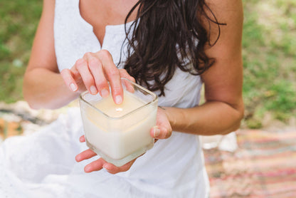 French Fig & Amber: 2-in-1 Soy Lotion Candle: Medium - 6 oz