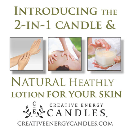 French Fig & Amber: 2-in-1 Soy Lotion Candle: Medium - 6 oz
