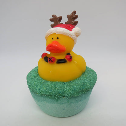 Christmas Rubber Duck Bath Bombs for Kids, Sassy Bubbles