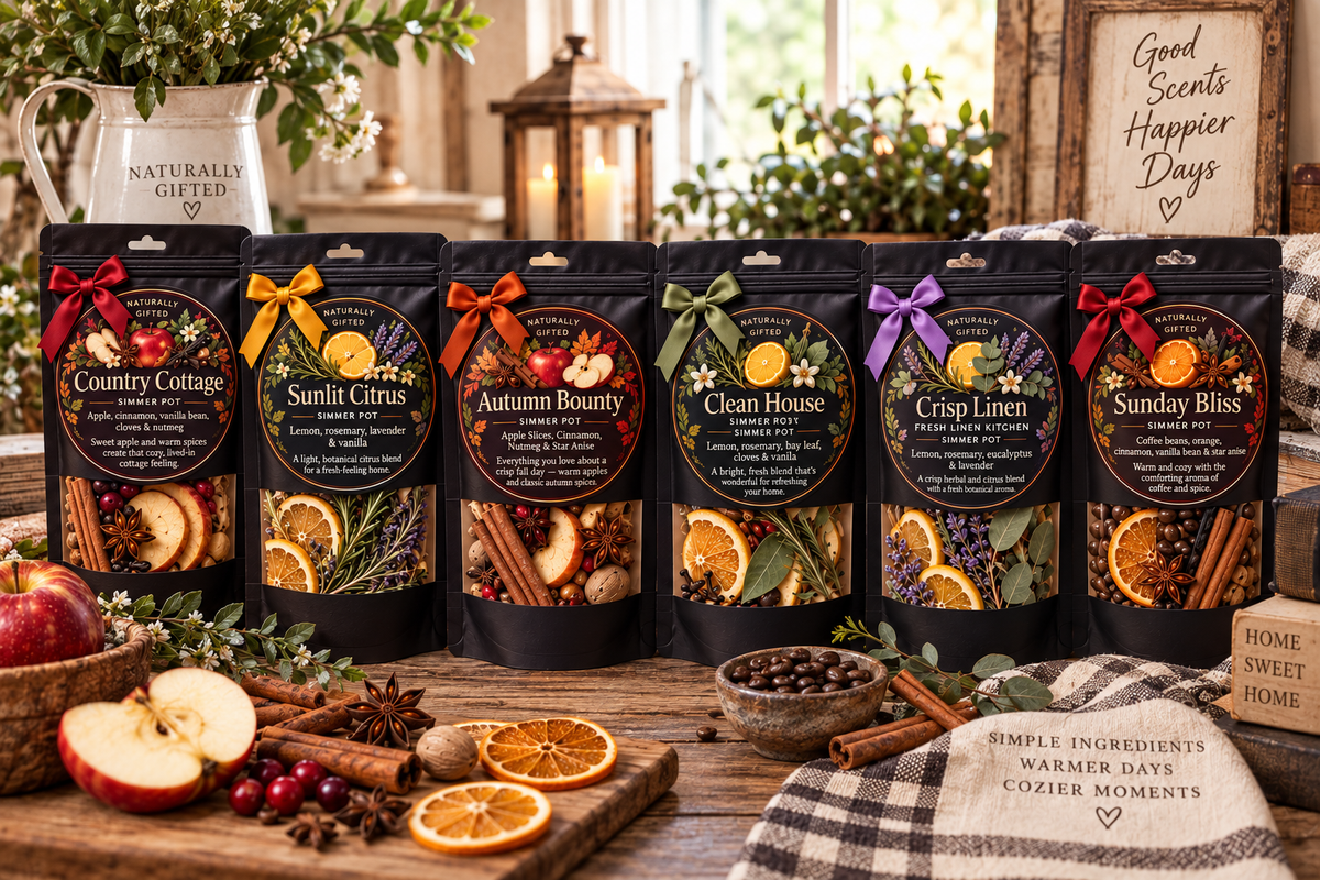 Simmer Pot Kit | Kitchen Botanical Blend | Fall Simmer Pot: Clean house