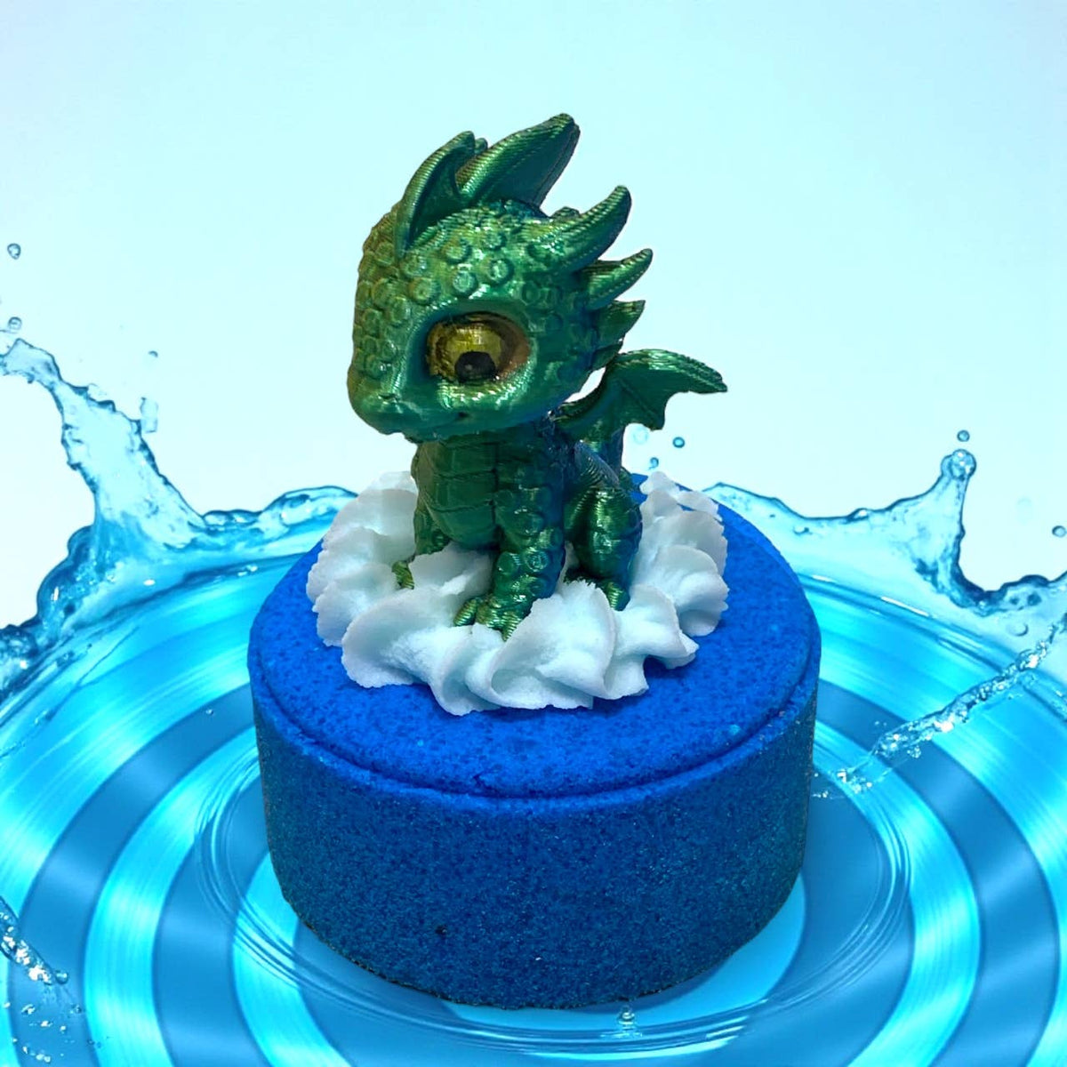 Water Dragon Donut Bath Bomb