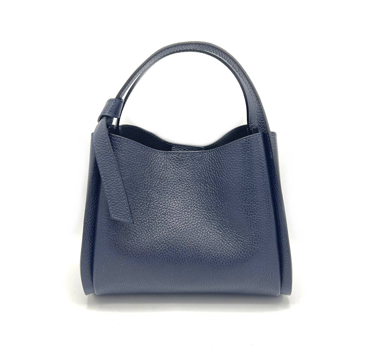 Genuine leather handbag, Made in Italy, art. 112551: Bordeaux