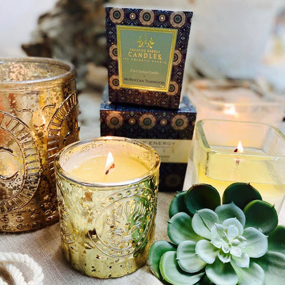 Petite Champagne Series | 2-in-1 Soy Lotion Candles: Mimosa & Mandarin (Rose Gold)