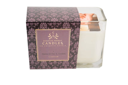 French Fig & Amber: 2-in-1 Soy Lotion Candle: Medium - 6 oz