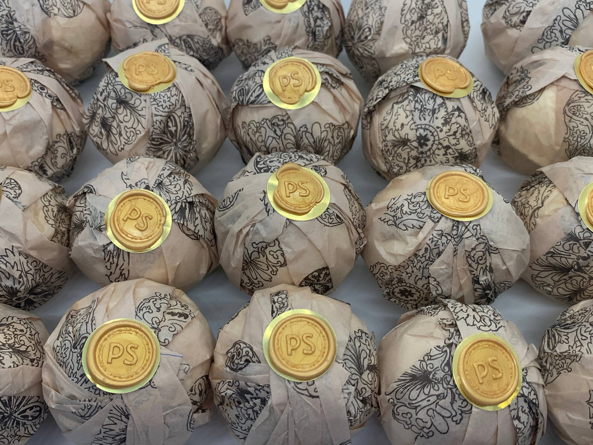 Bath Bombs - Lemongrass Calendula Bath Bomb-Potager Soap Co