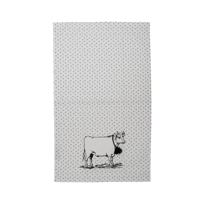 Logan Set 3 Farm Design Kitchen Tea Towel with Tassels