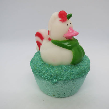 Christmas Rubber Duck Bath Bombs for Kids, Sassy Bubbles