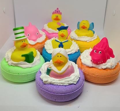 Inner Tube Float, Bubble Frosting Bath Bombs: Coconut Lime