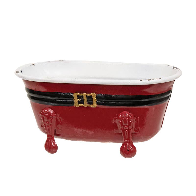 Iron Santa Bathrub Soap Dish