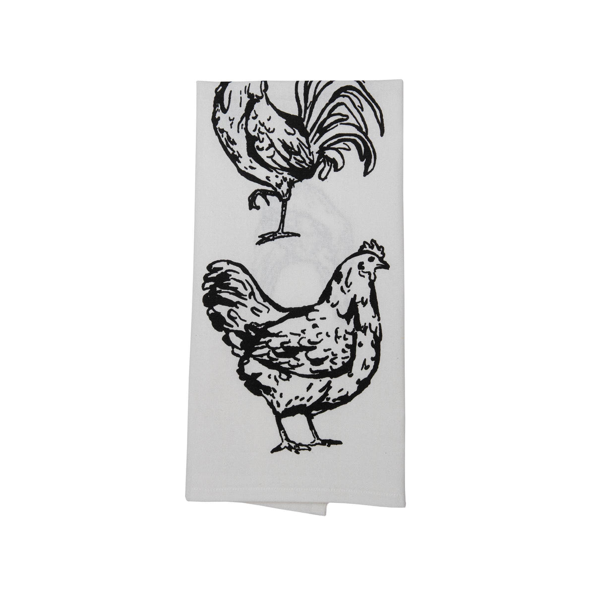 Logan Set 3 Farm Design Kitchen Tea Towel with Tassels